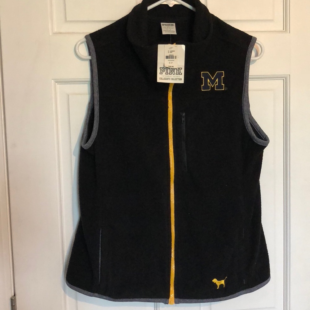 VS PINK Michigan Vest - RARE